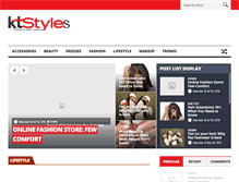 Tablet Screenshot of ktstyles.com